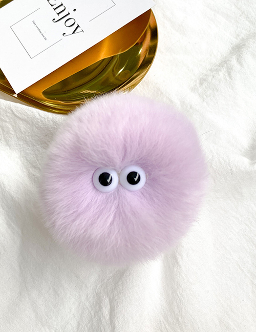 Fashion Purple Hairball Eye Lazy Airbag Bracket
