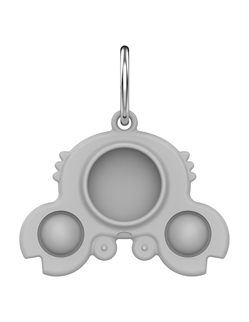 Fashion Crab Protective Cover Gray Suitable For Apple Silicone Locator Keychain
