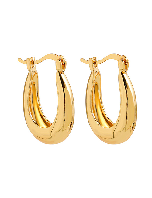 Fashion Golden A19-3-5-4 Irregular Geometric Earrings