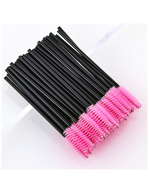 Fashion Disposable-mascara Brush-black Powder-50pcs Pj-09 50pcs Disposable Portable Eyelash Brush