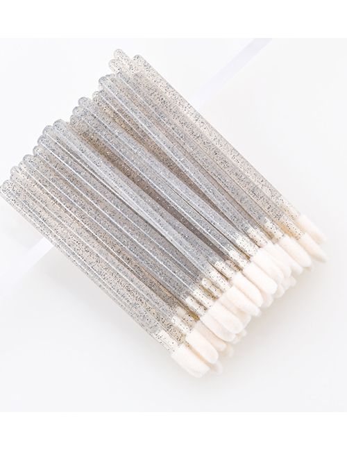 Fashion Disposable-lip Brush-crystal-light Brown-50pcs Pj-31 50 Pieces Of Disposable Lip Brush Crystal Sticks