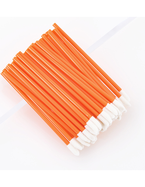 Fashion Disposable-lip Brush-orange-50pcs Pj-07 Pack Of 50 Disposable Lip Brush Sticks