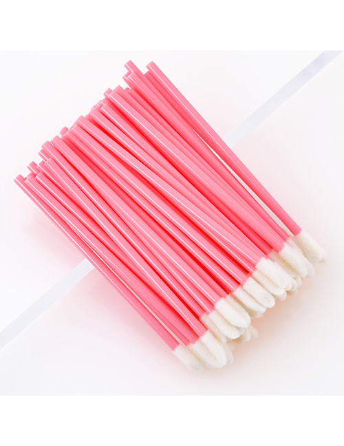 Fashion Disposable-lip Brush-melon Red-50pcs Pj-08 Pack Of 50 Disposable Lip Brush Sticks