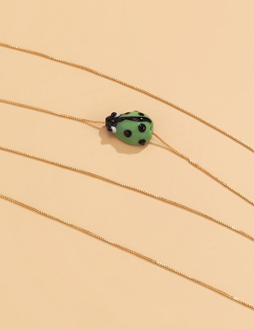 Fashion Green 0958 Metal Ladybug Chain Waist Chain