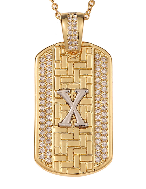 Fashion X English Alphabet Chain Necklace