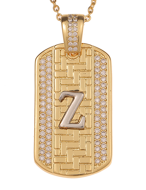 Fashion Z English Alphabet Chain Necklace
