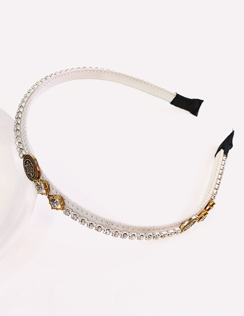 Fashion White Diamond Claw Chain Headband
