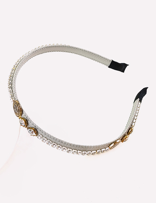 Fashion Gray Diamond Claw Chain Headband