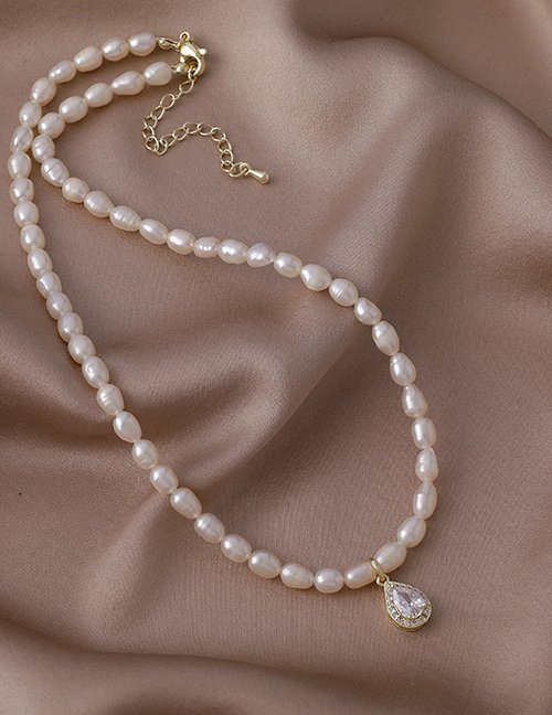 Fashion Pearl Drop Pearl Necklace