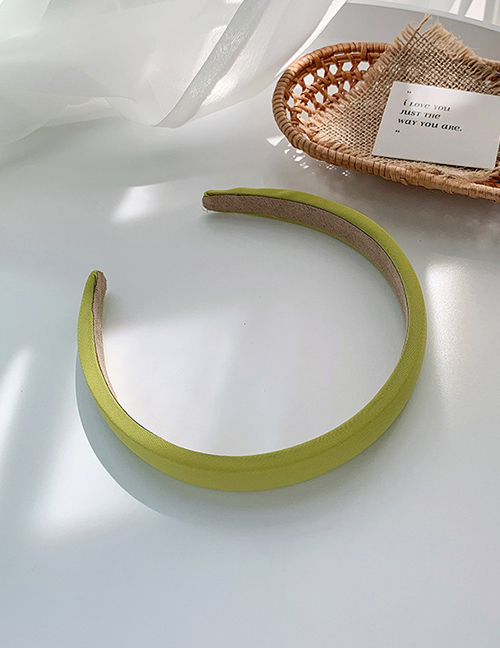 Fashion A Avocado Green Fabric Sponge Headband