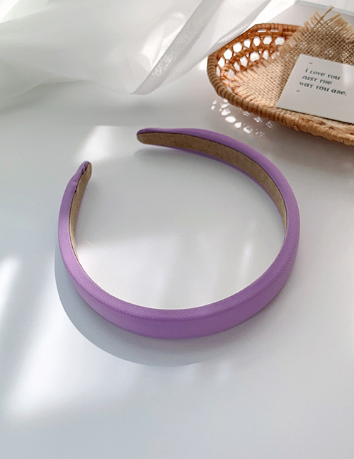 Fashion L Light Purple Fabric Sponge Headband