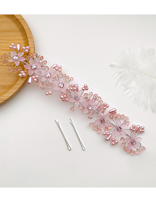 Fashion 3#pink Flowers Children's Flower Hairpin