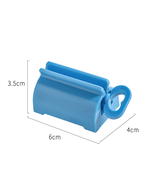 Fashion Blue Pure Color Toothpaste Squeezer