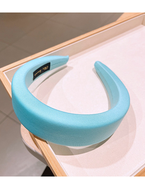 Fashion Vitality Blue Sponge Wide Brim Headband