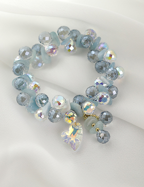 Fashion Blue Love Crystal Bracelet