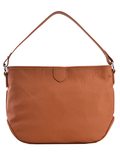 Fashion Brown Square Large-capacity Handbag