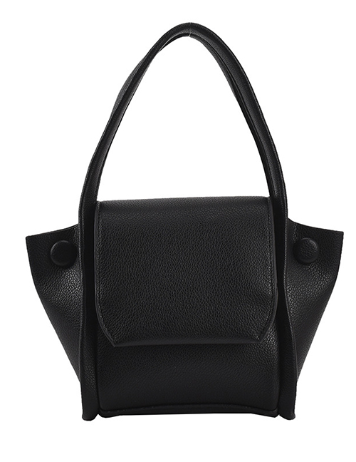 Fashion Black Geometric Single Shoulder Bag