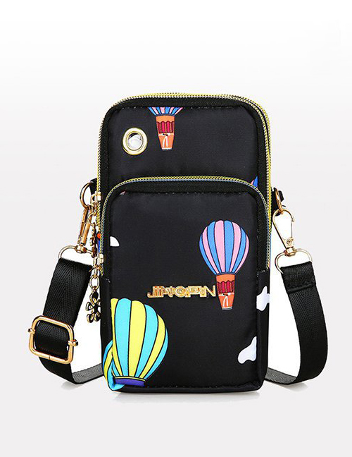 Fashion Black Balloon Rectangular Balloon Crossbody Bag
