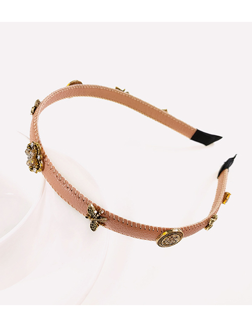 Fashion Pink Alloy Bee Butterfly Hair Band