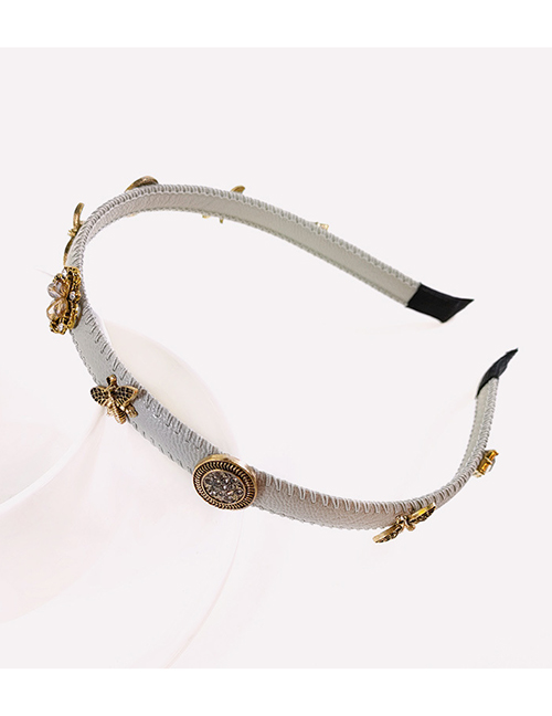 Fashion Gray Alloy Bee Butterfly Hair Band