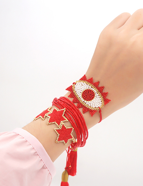 Fashion Set Woven Eye Star Maiden Bracelet