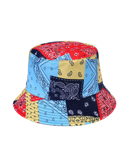 Fashion C Stitched Cashew Fisherman Hat