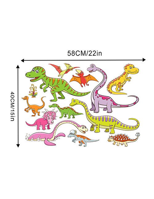 Fashion Color Cartoon Dinosaur Children Stickers