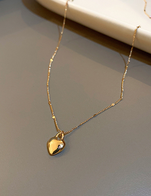 Fashion Gold Alloy Love Necklace