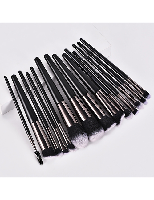 Fashion Black 14 Makeup Brushes-black Samurai