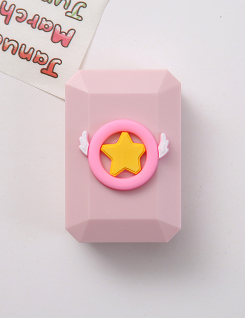 Fashion Small Wings Five-pointed Star Soft Plastic Cartoon Contact Lens Case