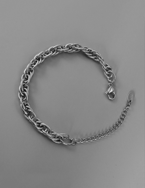 Fashion Seiko Twist Chain Steel Bracelet Titanium Steel Encrypted Braided Chain Bracelet