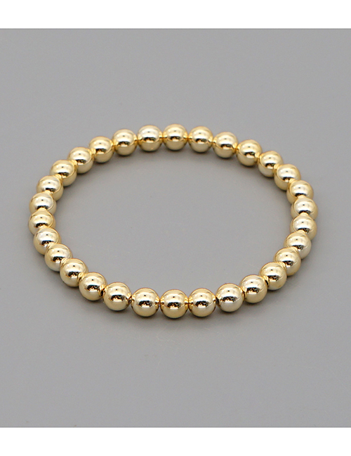 Fashion Golden Multi-layer Diamond-studded Rice Bead Letter Braided Bracelet Set