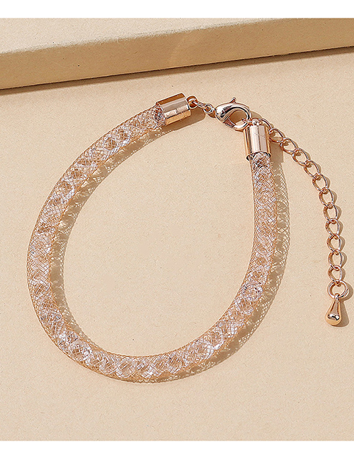 Fashion Champagne Crystal Geometric Bracelet