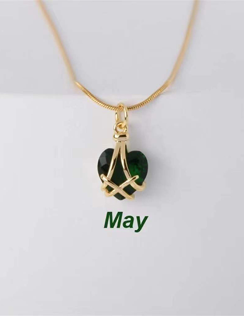 Fashion May (may) (2 Items) Alloy Geometric Heart Necklace