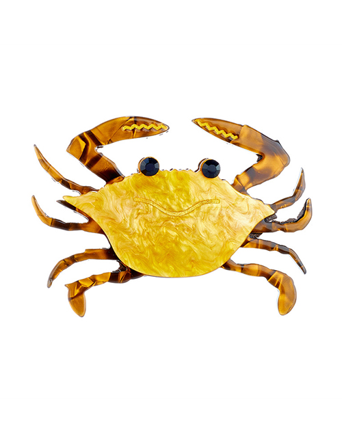 Fashion Crab Simulation Cartoon Crab Acrylic Brooch