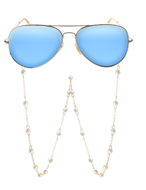 Fashion Gold Pearl Chain Glasses Chain