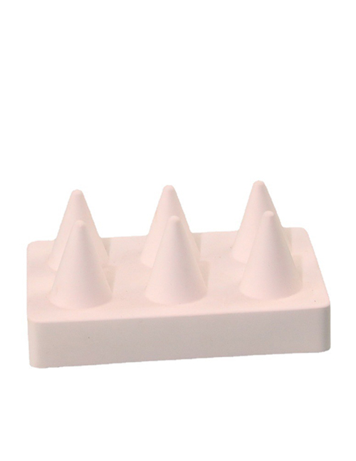 Fashion 6 Position Ring Holder Plaster Cone Display Stand