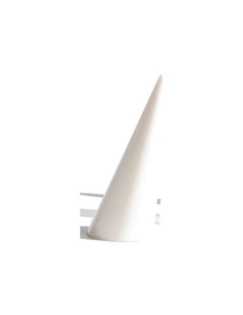 Fashion White Plastic Finger Display Stand