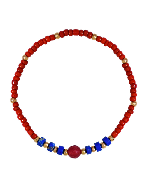 Fashion 1# Geometric Bead Beaded Necklace