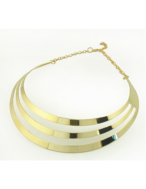 Fashion 1# Alloy Geometric Layered Necklace