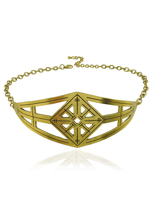 Fashion 6# Alloy Geometric Necklace