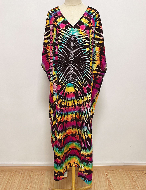 Fashion 11# Blended Printed Beach Dress