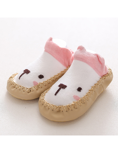 Fashion White Bunny Cotton Non-slip Soft Bottom Baby Toddler Socks