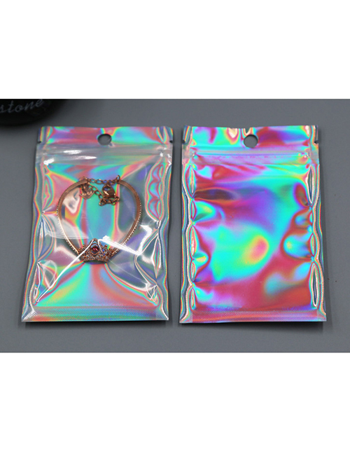 Fashion 16 Wires*15*23cm+holographic Laser Laser Ziplock Packaging Bag