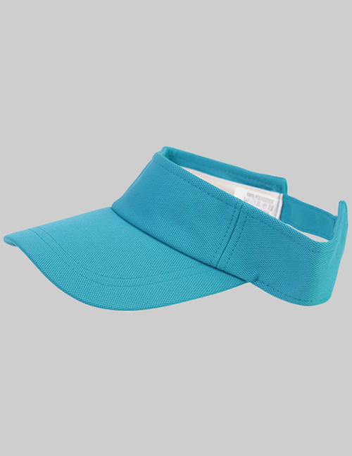 Fashion Blue Polyester Hollow Top Sun Hat