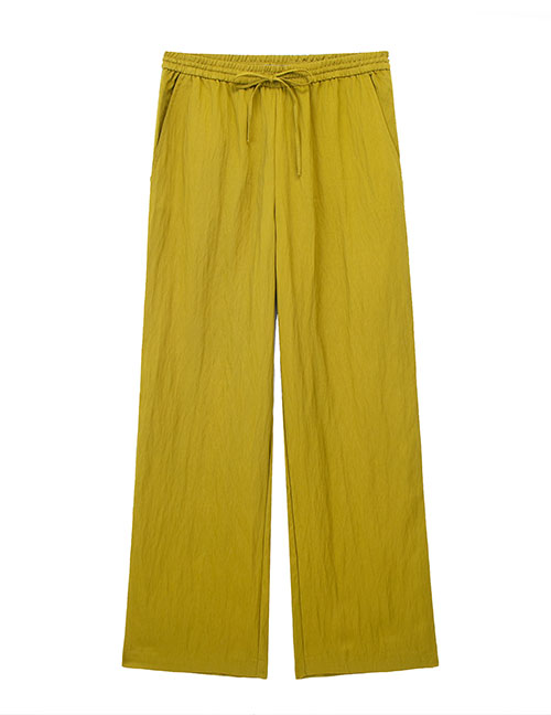 Fashion Ginger Polyester Lace Tube Trousers