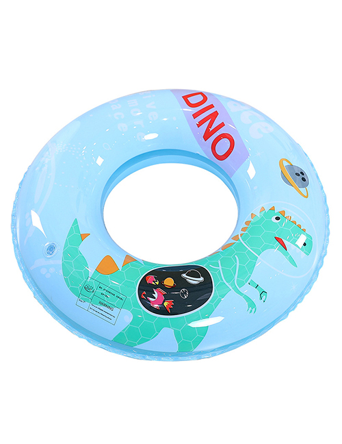 Fashion 90 Size 285g (cm) Blue Dinosaur Swimming Ring Pvc Inflatable Cartoon Swimming Ring