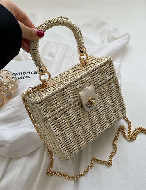Fashion Off White Storlon -locking Square Messenger Bag