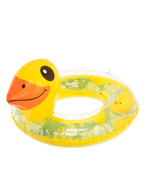 Fashion Sequenant Duckling Swimming Ring (suitable For 4-9 Years Old)) Pvc Sequins Xiaoya Swimming Ring