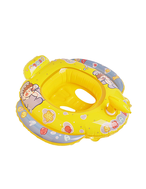 Fashion Blood-yellow-yellow Pvc With Water Gun Cartoon Children's Swimming Circle Circle